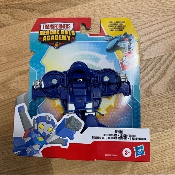 Transformers Whirl Rescue Bots Academy Action Figure NWT Blue - Picture 2 of 4
